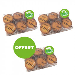 2 sachets 460G palets bio achetés, le 3ème offert