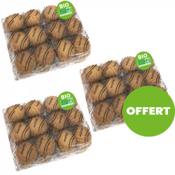 2 sachets de galettes bio 920g achetés, le 3 ème offert