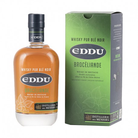 Whisky Eddu Brocéliande 100% Blé noir - 70 cl