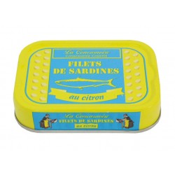 Filets de sardines au citron 115g