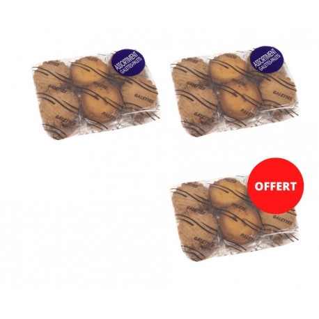 2 sachets assortiment 460g achetés, le 3 eme offert