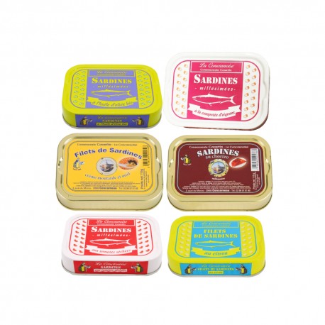 Lot de 6 sardines