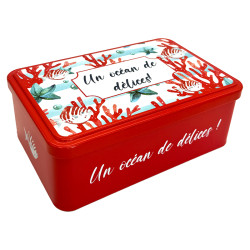 Assortiment Palets et Galettes Nature - Boîte corail