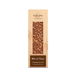 Tablette Chocolat Lait Noix De Pécan 90g