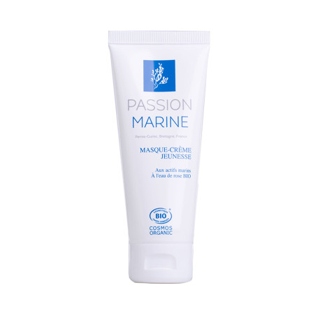 Masque crème jeunesse actifs marins eau de rose bio 75ml