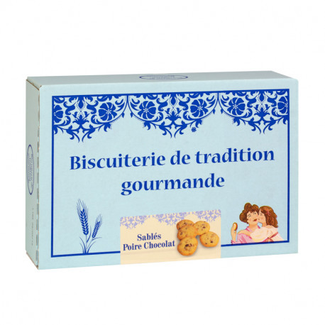 Sablés Poire Chocolat -Boîte carton 300g