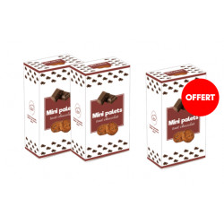 2 boîtes mini palets chocolat achetées, la 3 ème OFFERTE